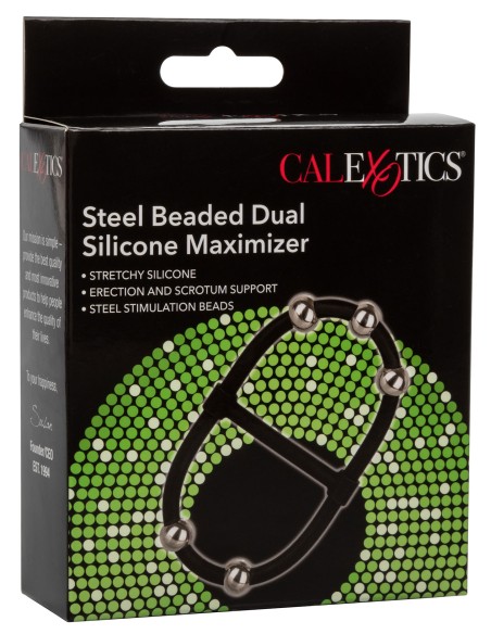 Ballstretcher Beaded Dual Noir