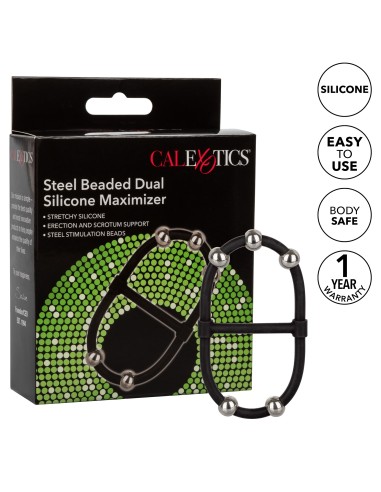 Ballstretcher Beaded Dual Noir