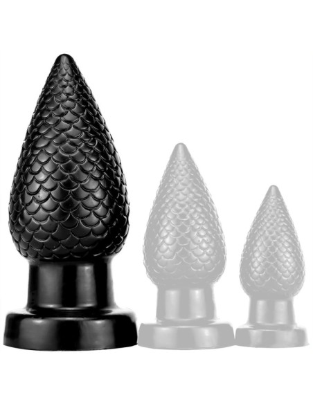 Plug PineCock L 14 x 6.5cm Noir