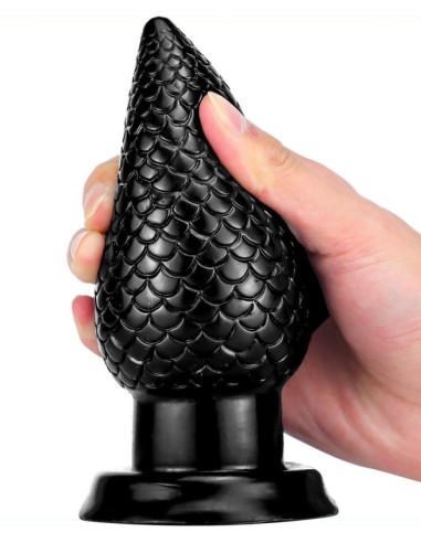 Plug PineCock L 14 x 6.5cm Noir