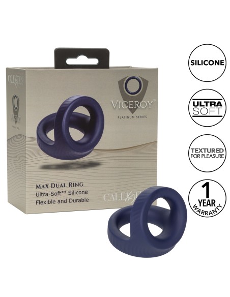 Ballstretcher Max Dual Ring Viceroy Bleu