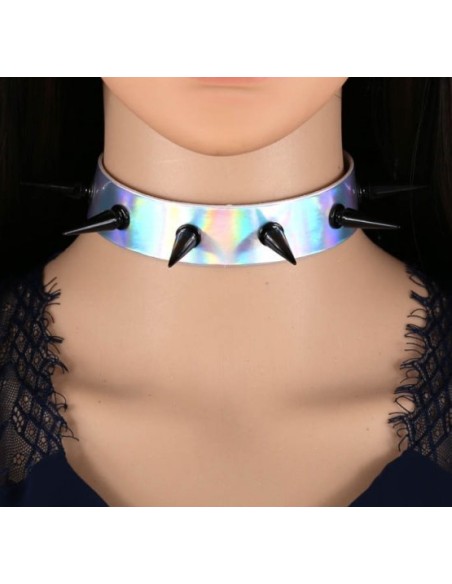 Collier à pointes Piky Laser Argenté Collier à pointes Piky Laser Argenté
