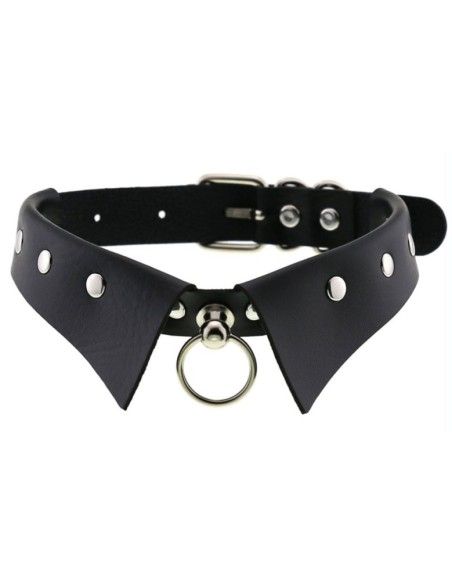 Collier GOTHIC RING Noir