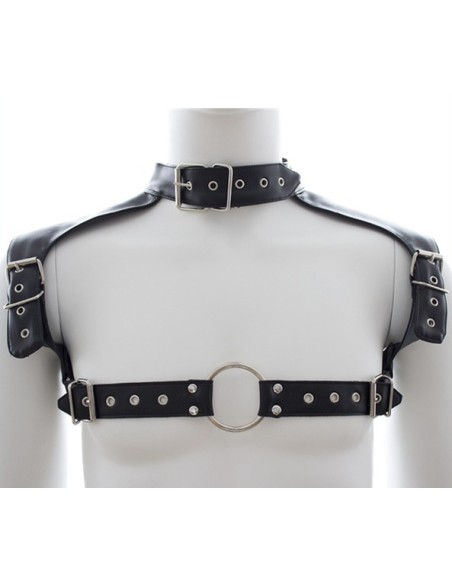 Harnais et Collier Optor Noir Harnais et Collier Optor Noir