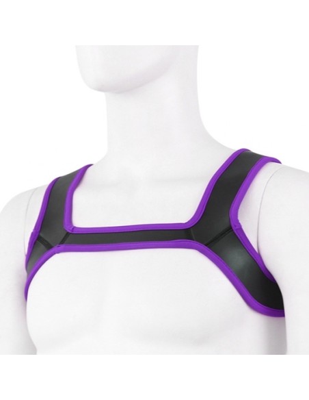 Harnais néoprène SHOULD WIDE Noir-Violet