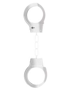 Paire de menottes en métal Cuffs On Argentées