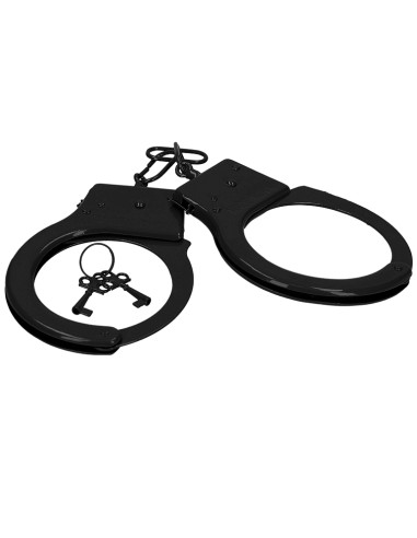 Paire de menottes en métal Cuffs On Noires