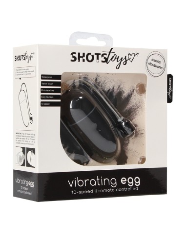 Oeuf vibrant sans fil Vibrating Egg 8 x 3.5cm Noir