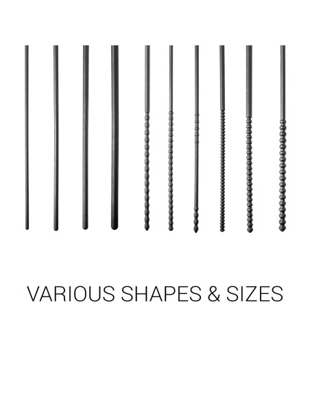 Tige d'urètre en silicone flexible Vick 24cm - 10mm