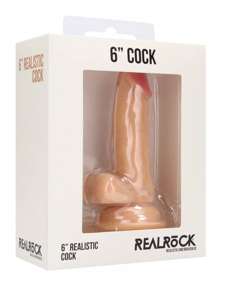 Gode réaliste Realistic Cock Realrock 6" - 11 x 3.3cm