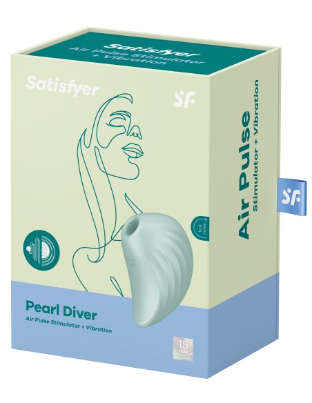 Stimulateur de clitoris Pearl Diver Satisfyer Menthe