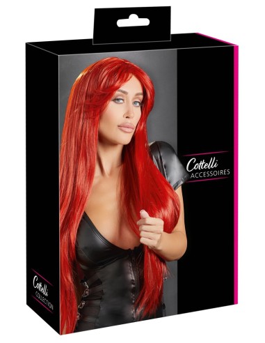 Perruque Cheveux longs Rouges