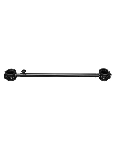 Barre en métal réglable avec menottes en cuir - 35 à 60cm Barre en métal réglable avec menottes en cuir - 35 à 60cm