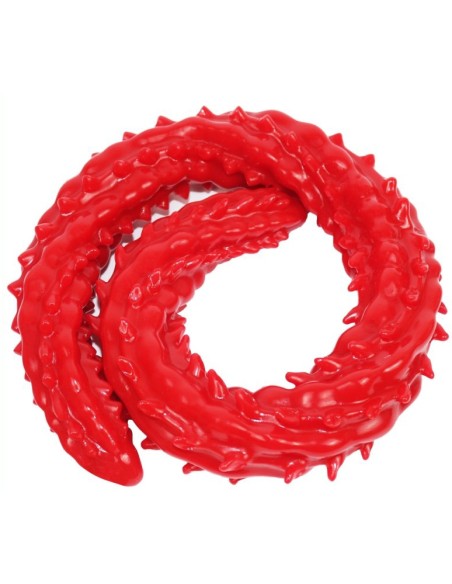 Gode long Barded 60 x 4cm Rouge Gode long Barded 60 x 4cm Rouge