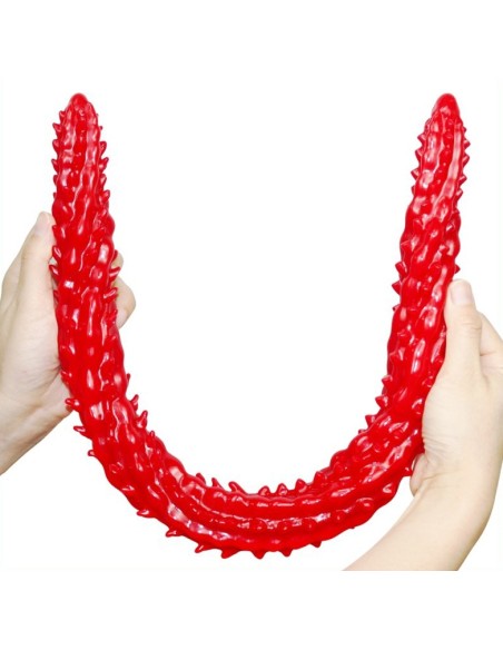 Gode long Barded 60 x 4cm Rouge Gode long Barded 60 x 4cm Rouge