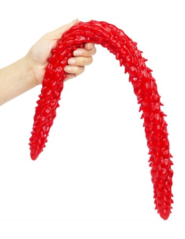 Gode long Barded 60 x 4cm Rouge