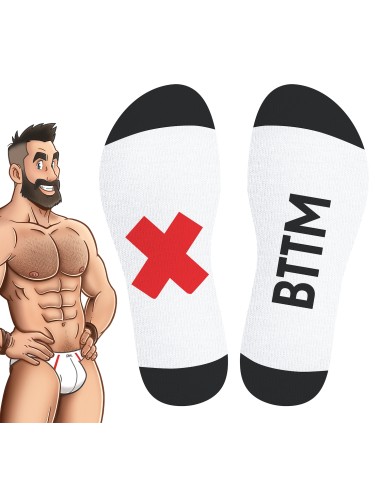 Chaussettes blanches Bttm SneakXX