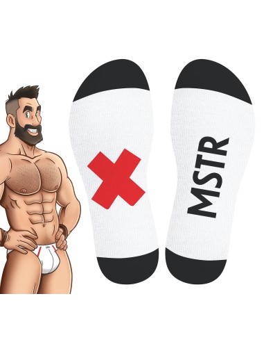 Chaussettes blanches Mstr SneakXX