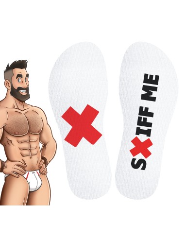 Chaussettes blanches Sniff Me SneakXX