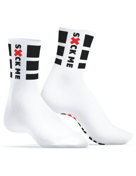 Chaussettes blanches Suck Me SneakXX