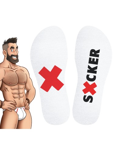 Chaussettes blanches Sucker SneakXX