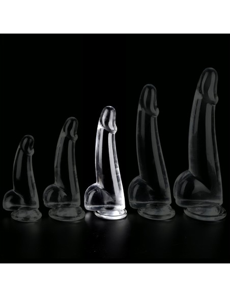 Gode transparent Clear Dong L 14 x 4.5cm Gode transparent Clear Dong L 14 x 4.5cm