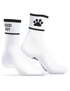 Chaussettes Good Boy Blanc-Noir