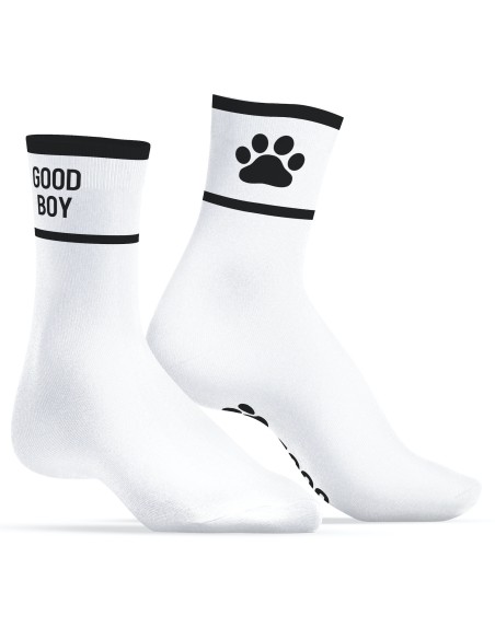 Chaussettes Good Boy Blanc-Noir