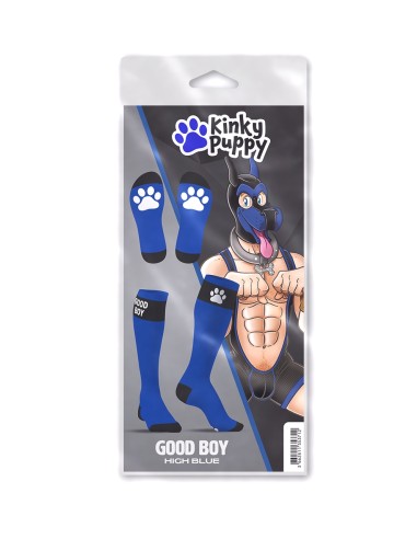 Chaussettes hautes Big Good Boy Bleues