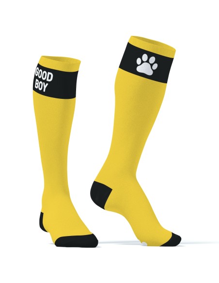 Chaussettes hautes Big Good Boy Jaunes Chaussettes hautes Big Good Boy Jaunes