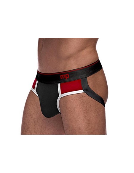 Jockstrap RETRO SPORT Noir-Rouge