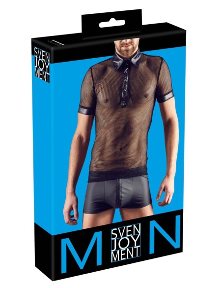 T-shirt sexy NET MEN Noir