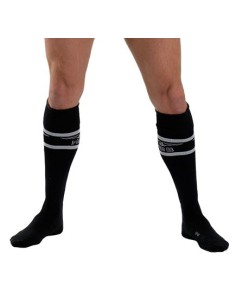 Chaussettes hautes URBAN FOOTBALL SOCKS Noir-Blanc