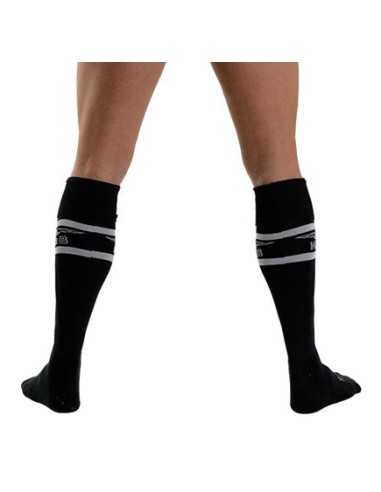 Chaussettes hautes URBAN FOOTBALL SOCKS Noir-Blanc