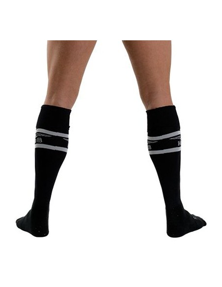 Chaussettes hautes URBAN FOOTBALL SOCKS Noir-Blanc Chaussettes hautes URBAN FOOTBALL SOCKS Noir-Blanc
