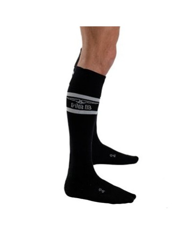 Chaussettes hautes URBAN FOOTBALL SOCKS Noir-Blanc