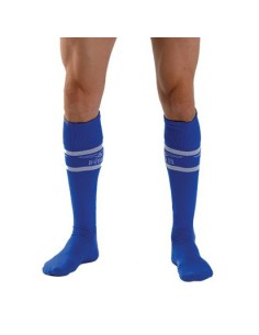 Chaussettes hautes URBAN FOOTBALL SOCKS Bleu-Blanc