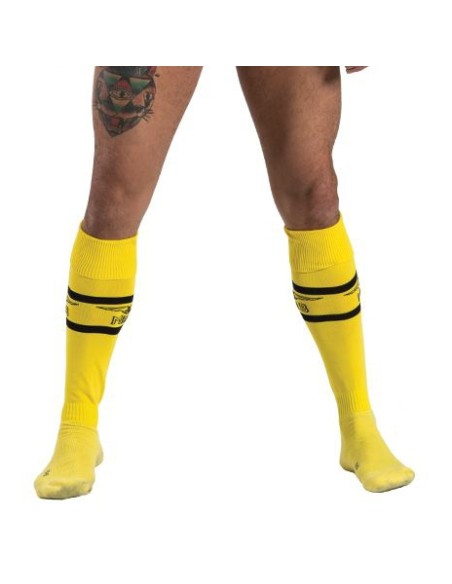 Chaussettes hautes URBAN FOOTBALL SOCKS Jaune-Noir Chaussettes hautes URBAN FOOTBALL SOCKS Jaune-Noir
