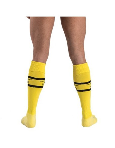 Chaussettes hautes URBAN FOOTBALL SOCKS Jaune-Noir