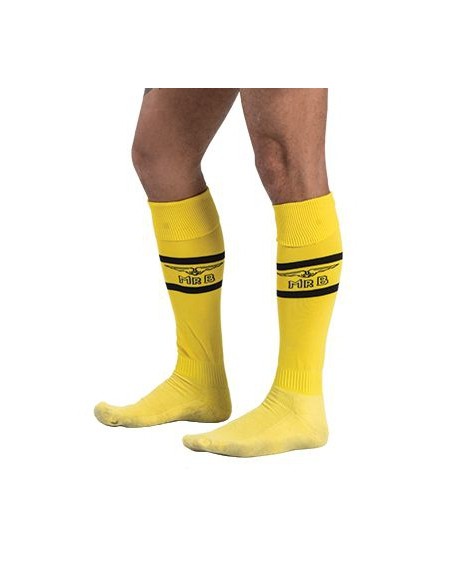 Chaussettes hautes URBAN FOOTBALL SOCKS Jaune-Noir Chaussettes hautes URBAN FOOTBALL SOCKS Jaune-Noir