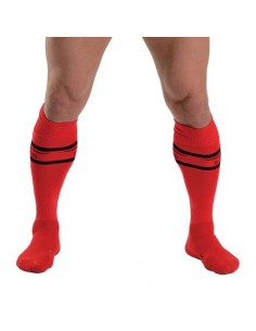 Chaussettes hautes URBAN FOOTBALL SOCKS Rouge-Noir
