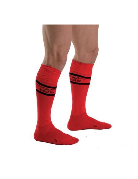 Chaussettes hautes URBAN FOOTBALL SOCKS Rouge-Noir