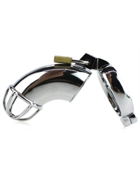 Cage de chasteté en métal LANCELOT 10 x 3.5cm