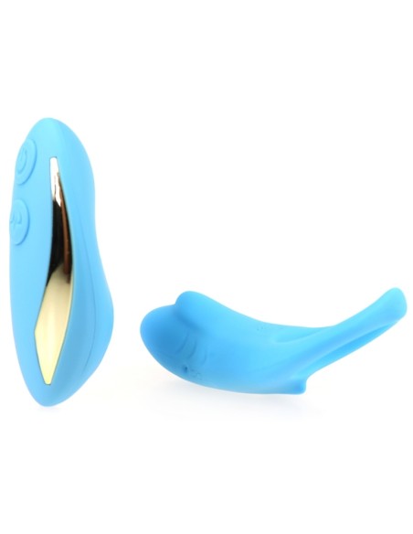 Cockring vibrant Shark 29mm Bleu