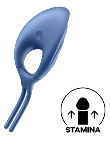 Cockring vibrant Swordsman Satisfyer Bleu