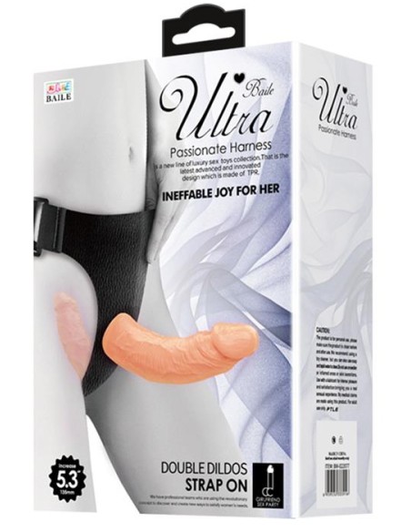 Gode ceinture Double Ultra 12 x 3.5cm