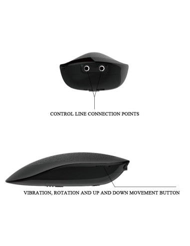 Gode vibrant à poussée Thunder Up 17 x 4cm