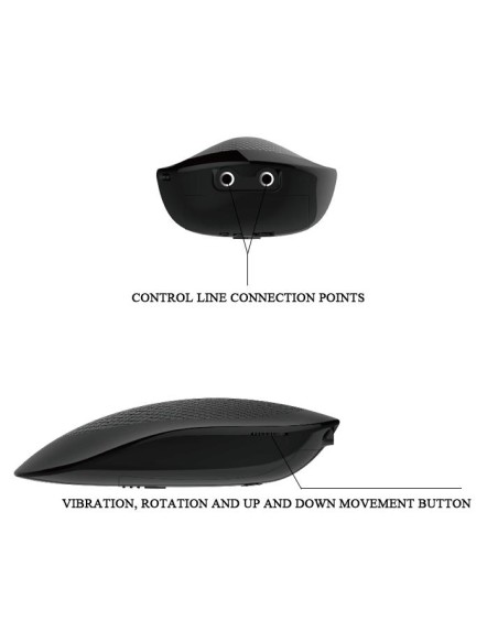 Gode vibrant à poussée Thunder Up 17 x 4cm