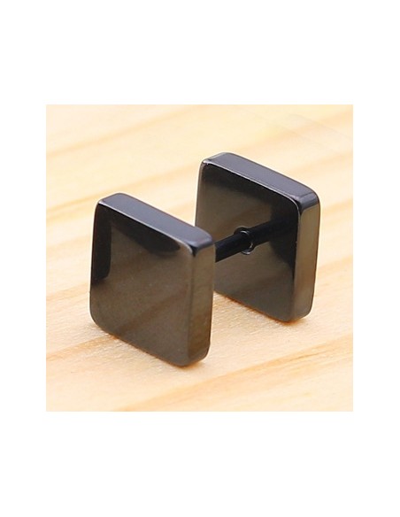 Clou d'oreille SQUARE Noir Clou d'oreille SQUARE Noir