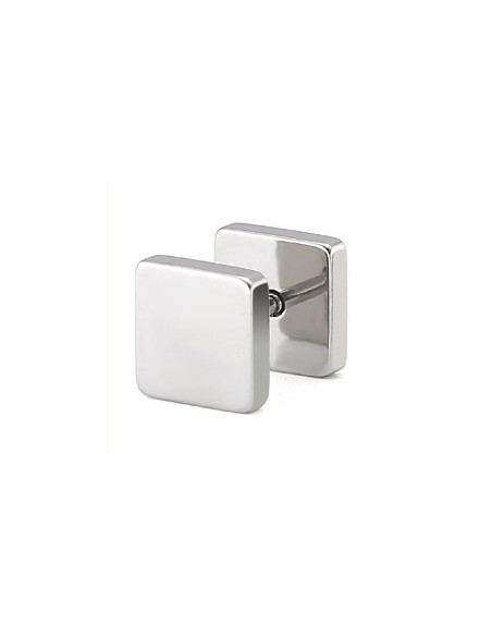 Clou d'oreille SQUARE Argenté Clou d'oreille SQUARE Argenté